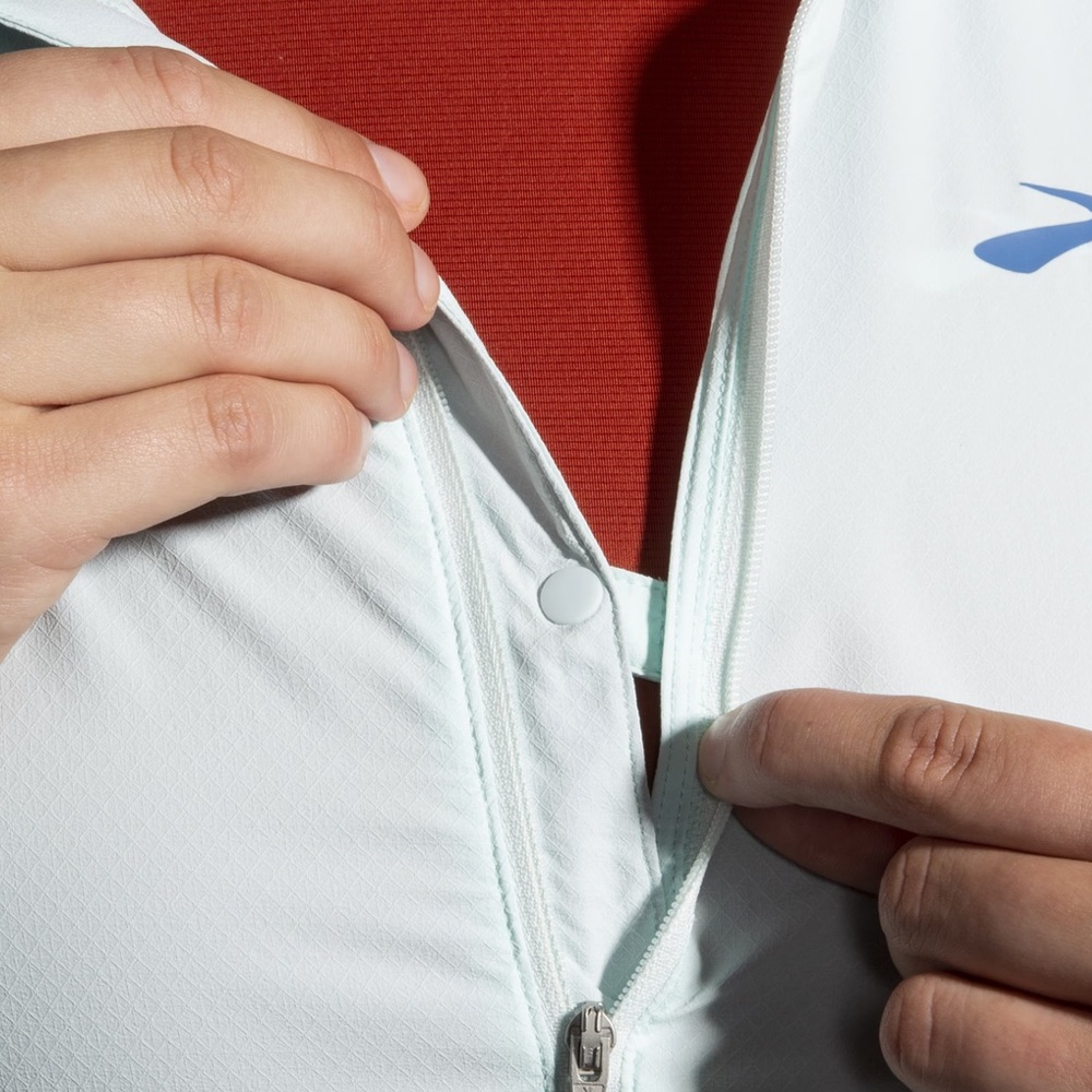 Brooks Canopy Jacket. Ice Blue. Size XSmall. EUC. - Picture 6 of 16